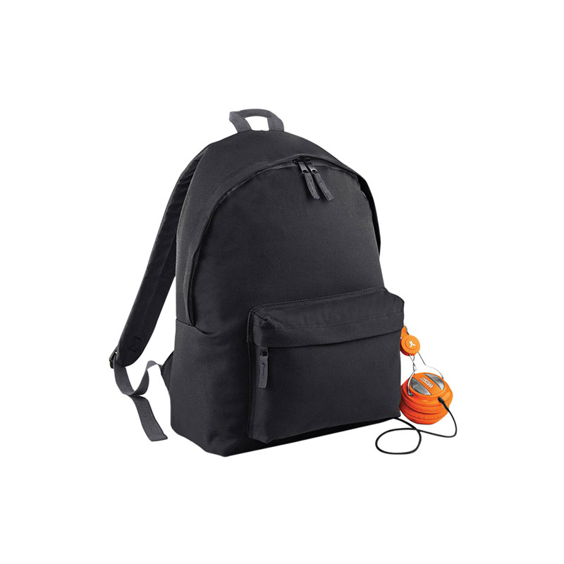 City Rucksack in schwarz als Werbegeschenk (Abbildung 5)