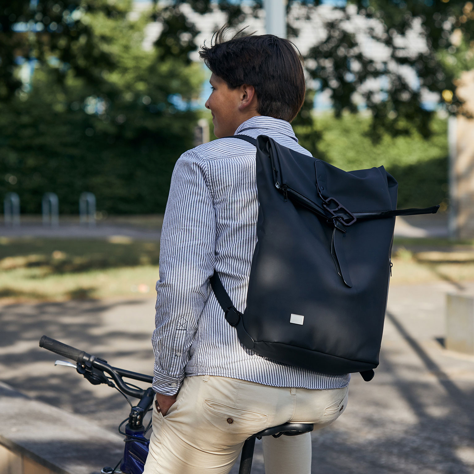 FLEXIBLE BLACK Rucksack, rot in Rot als Werbegeschenk (Abbildung 2)