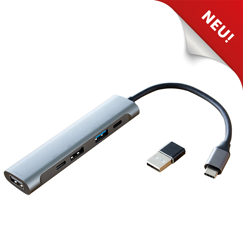 HUB-STATION (5in1-USB-Adapter) in Anthrazit – Nr. 58147000