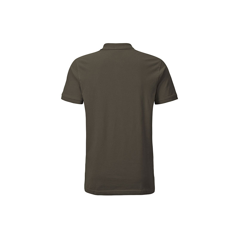 POLOSHIRT Herren Kurzarm in dunkles khaki als Werbegeschenk (Abbildung 2)