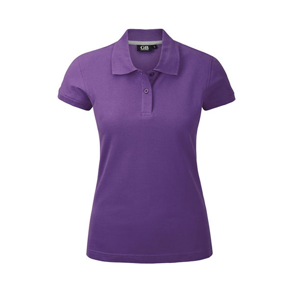 POLOSHIRT Damen Kurzarm in lila – Nr. 58304000_10