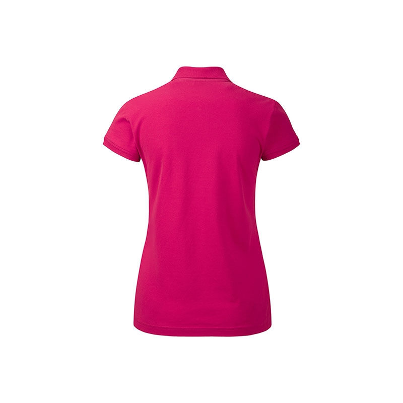 POLOSHIRT Damen Kurzarm in fuchsia als Werbegeschenk (Abbildung 2)