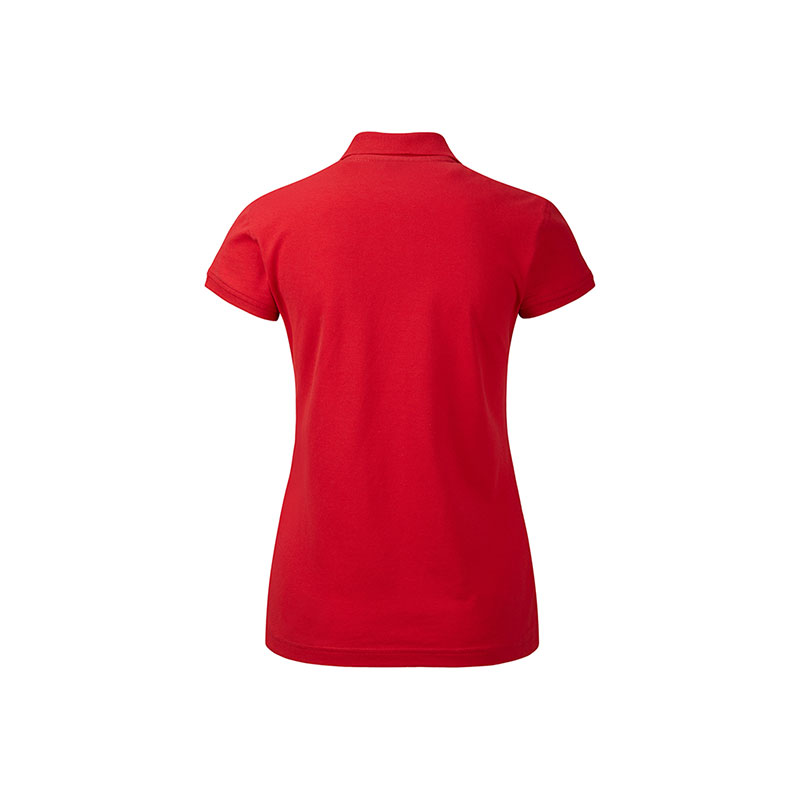 POLOSHIRT Damen Kurzarm in rot als Werbegeschenk (Abbildung 2)