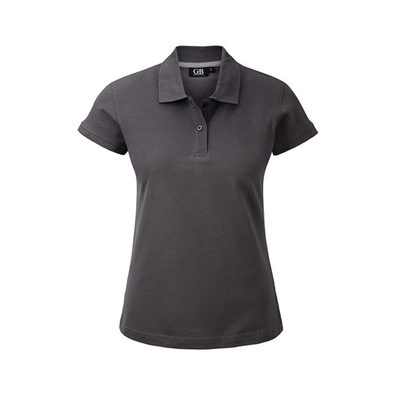 POLOSHIRT Damen Kurzarm in dunkelgrau – Nr. 58304000_2