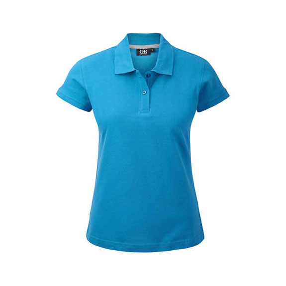 POLOSHIRT Damen Kurzarm in tropenblau – Nr. 58304000_8