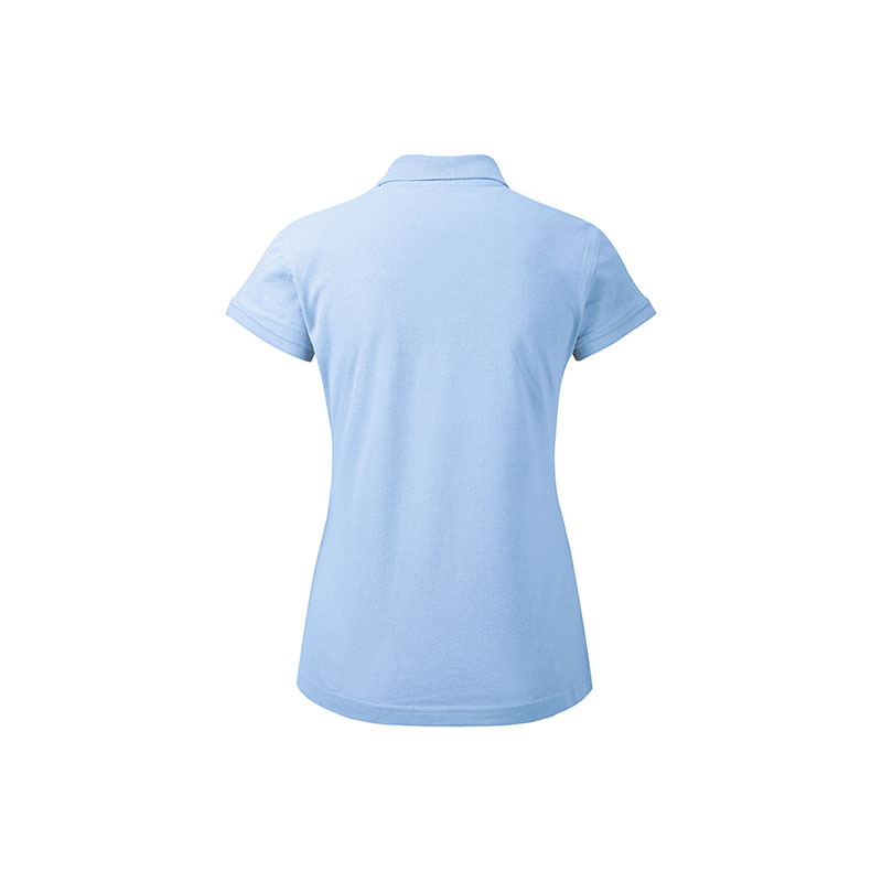 POLOSHIRT Damen Kurzarm in himmelblau als Werbegeschenk (Abbildung 2)