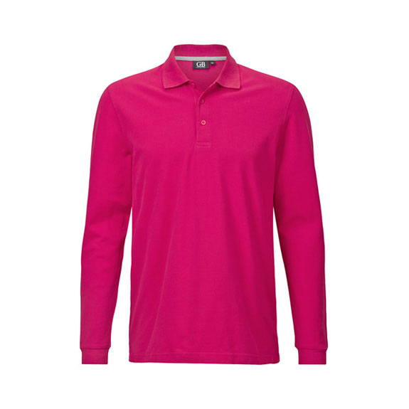 POLOSHIRT Herren Langarm in fuchsia – Nr. 58305000_11