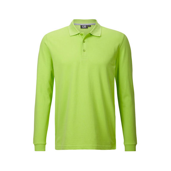 POLOSHIRT Herren Langarm in limettengrün – Nr. 58305000_16