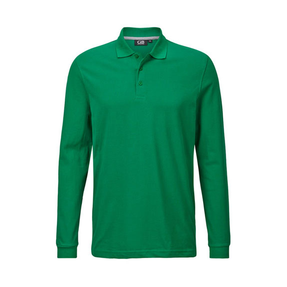 POLOSHIRT Herren Langarm in kellygrün – Nr. 58305000_17