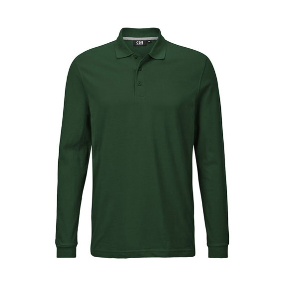 POLOSHIRT Herren Langarm in waldgrün – Nr. 58305000_18