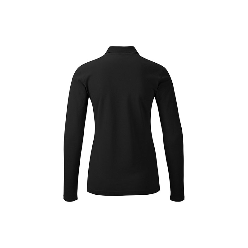 POLOSHIRT Damen Langarm in schwarz als Werbegeschenk (Abbildung 2)