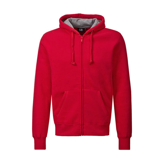 SWEATJACKE Unisex mit Kapuze in rot – Nr. 58309000_13