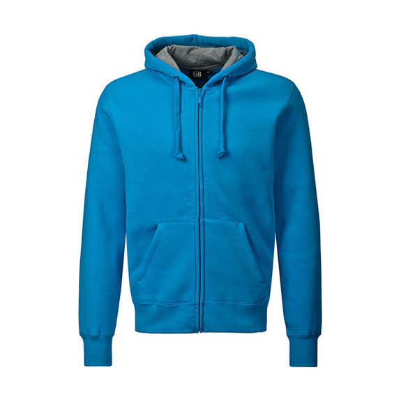 SWEATJACKE Unisex mit Kapuze in helles königsblau – Nr. 58309000_7