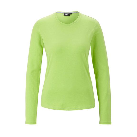 T-SHIRT PROMOTION Damen Langarm in limettengrün – Nr. 58328000_16