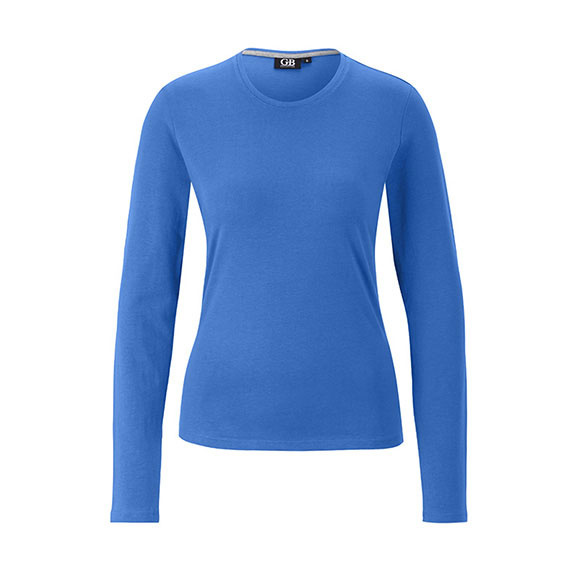 T-SHIRT PROMOTION Damen Langarm in tropenblau – Nr. 58328000_8