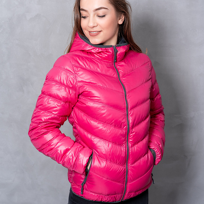 DAUNENJACKE Damen in fuchsia als Werbegeschenk (Abbildung 3)