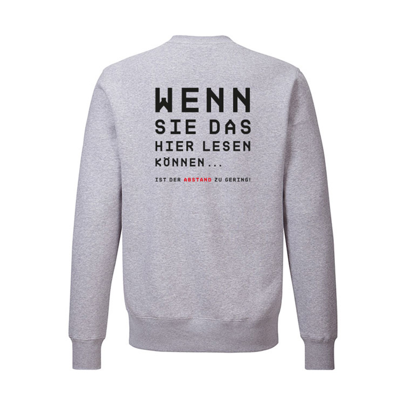 SWEATSHIRT Unisex in hellgrau melange – Nr. 58307000_3