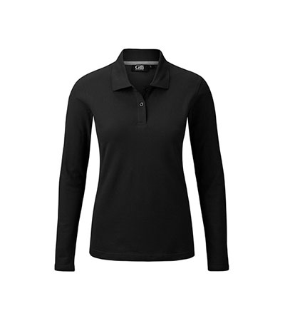 POLOSHIRT Damen Langarm