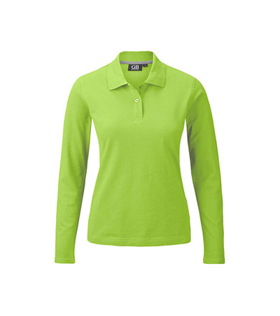 POLOSHIRT Damen Langarm