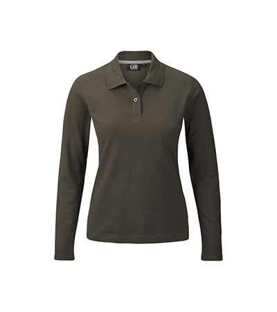 POLOSHIRT Damen Langarm