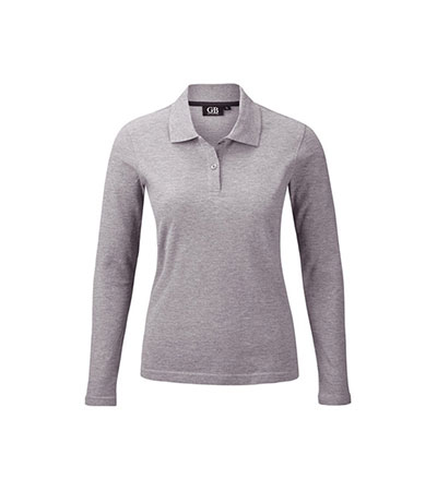 POLOSHIRT Damen Langarm