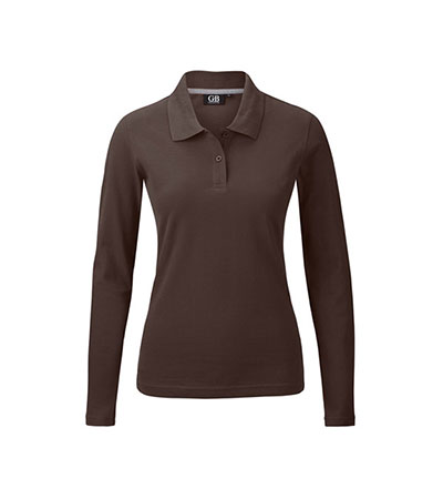 POLOSHIRT Damen Langarm