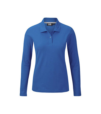 POLOSHIRT Damen Langarm