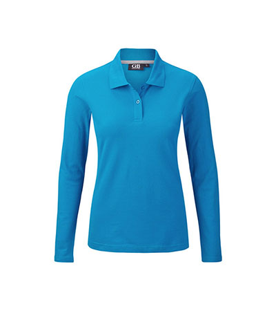 POLOSHIRT Damen Langarm