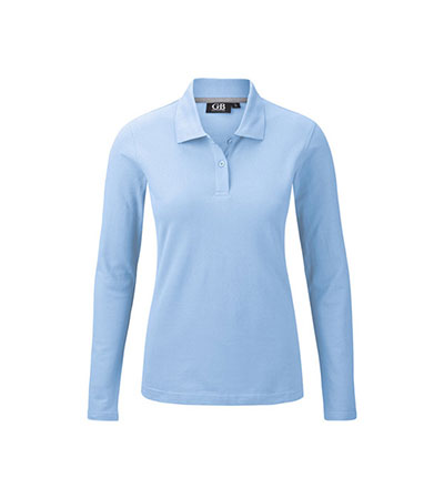 POLOSHIRT Damen Langarm