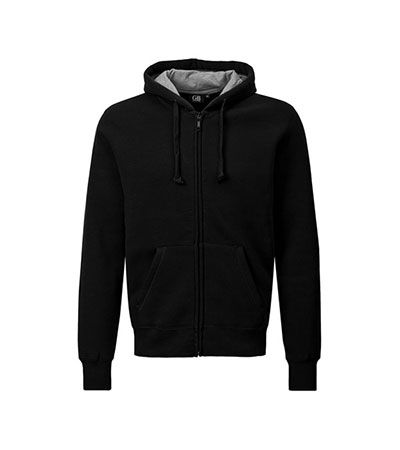 SWEATJACKE Unisex mit Kapuze