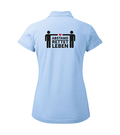 POLOSHIRT Damen Kurzarm